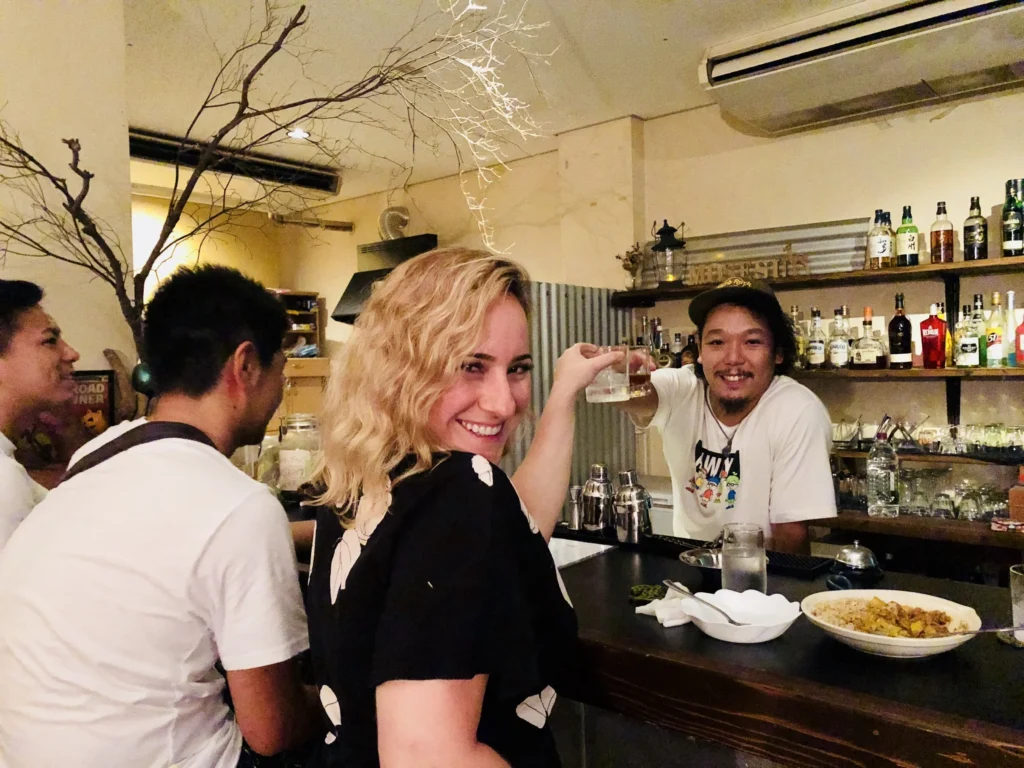 stephanie japan food tour tokyo beer